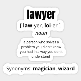 Lawyer Sticker